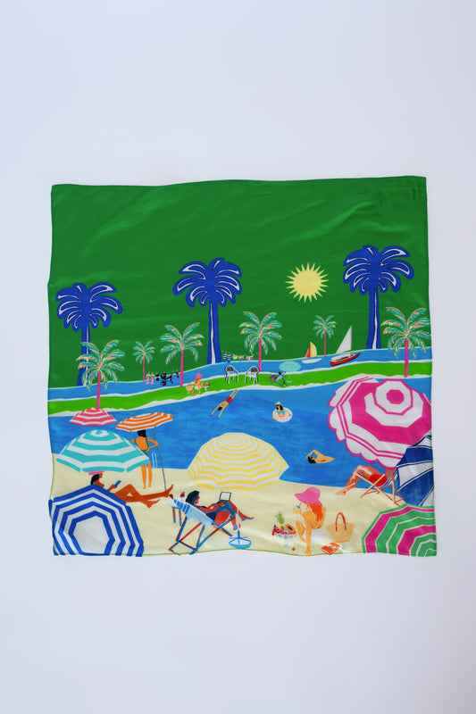 Cote D'Azur Scarf Print