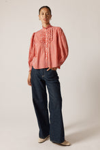 Load image into Gallery viewer, Countryside Frill Top Red