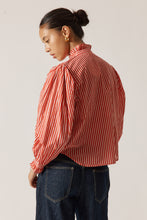 Load image into Gallery viewer, Countryside Frill Top Red