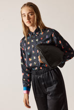 Load image into Gallery viewer, Rubyyaya Love Bloom Shirt Black