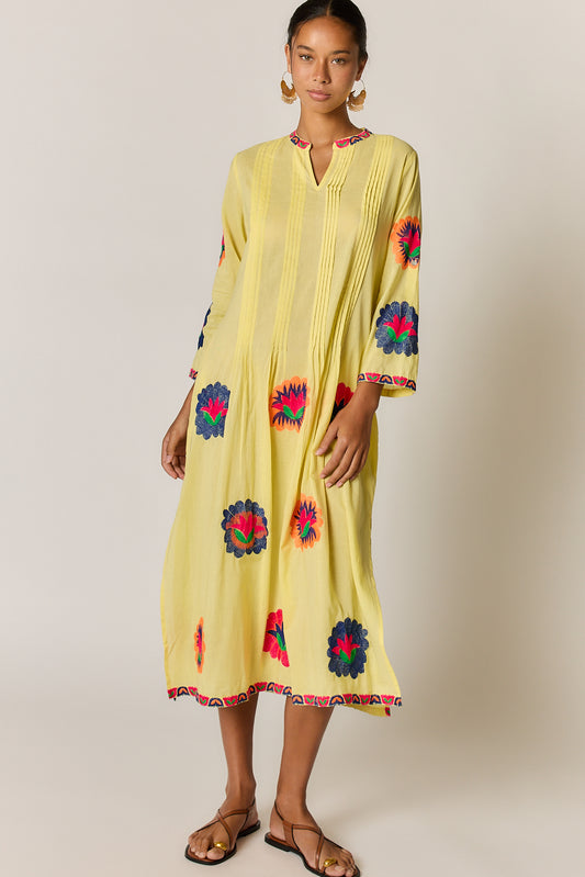 Posey Kaftan Lemon