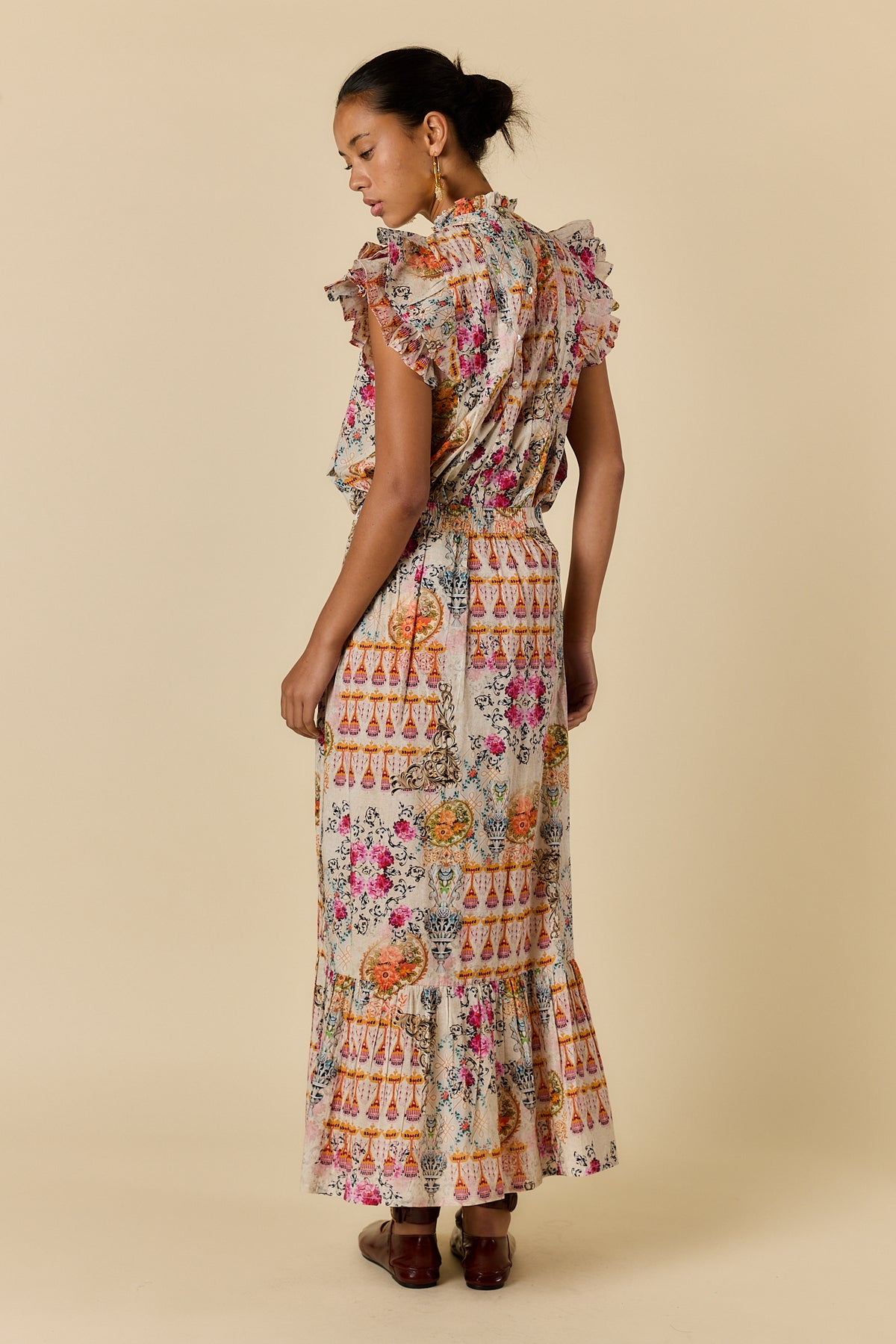 ROSETTA SKIRT GOLD