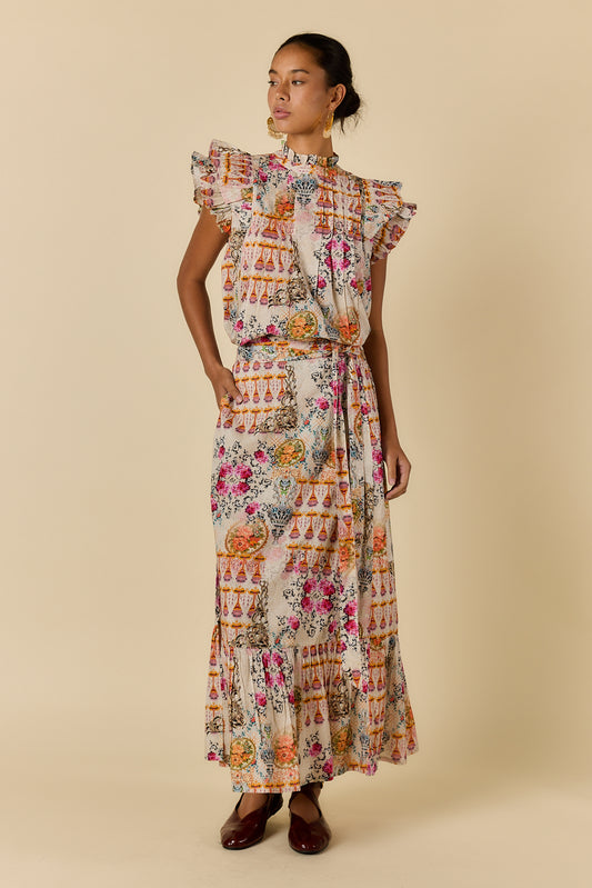 ROSETTA SKIRT GOLD