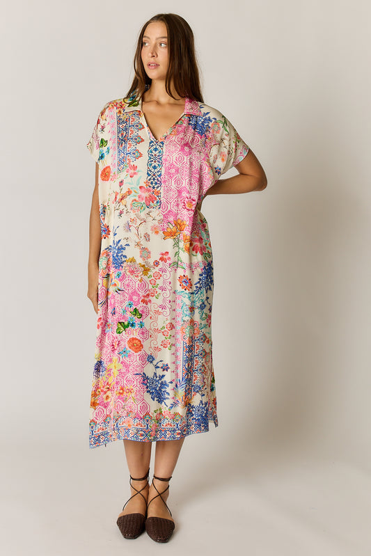 SONGBIRD KAFTAN WHITE