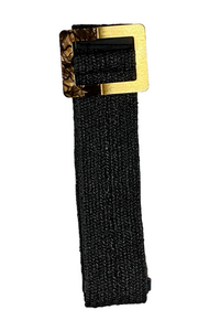 Sardinia Brass Belt Black