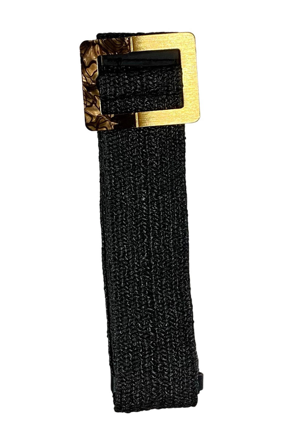 Sardinia Brass Belt Black