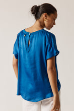 Load image into Gallery viewer, Bienvenue T-Shirt Plain Royal
