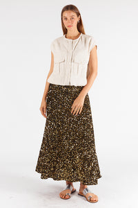 Chanson Skirt Gold