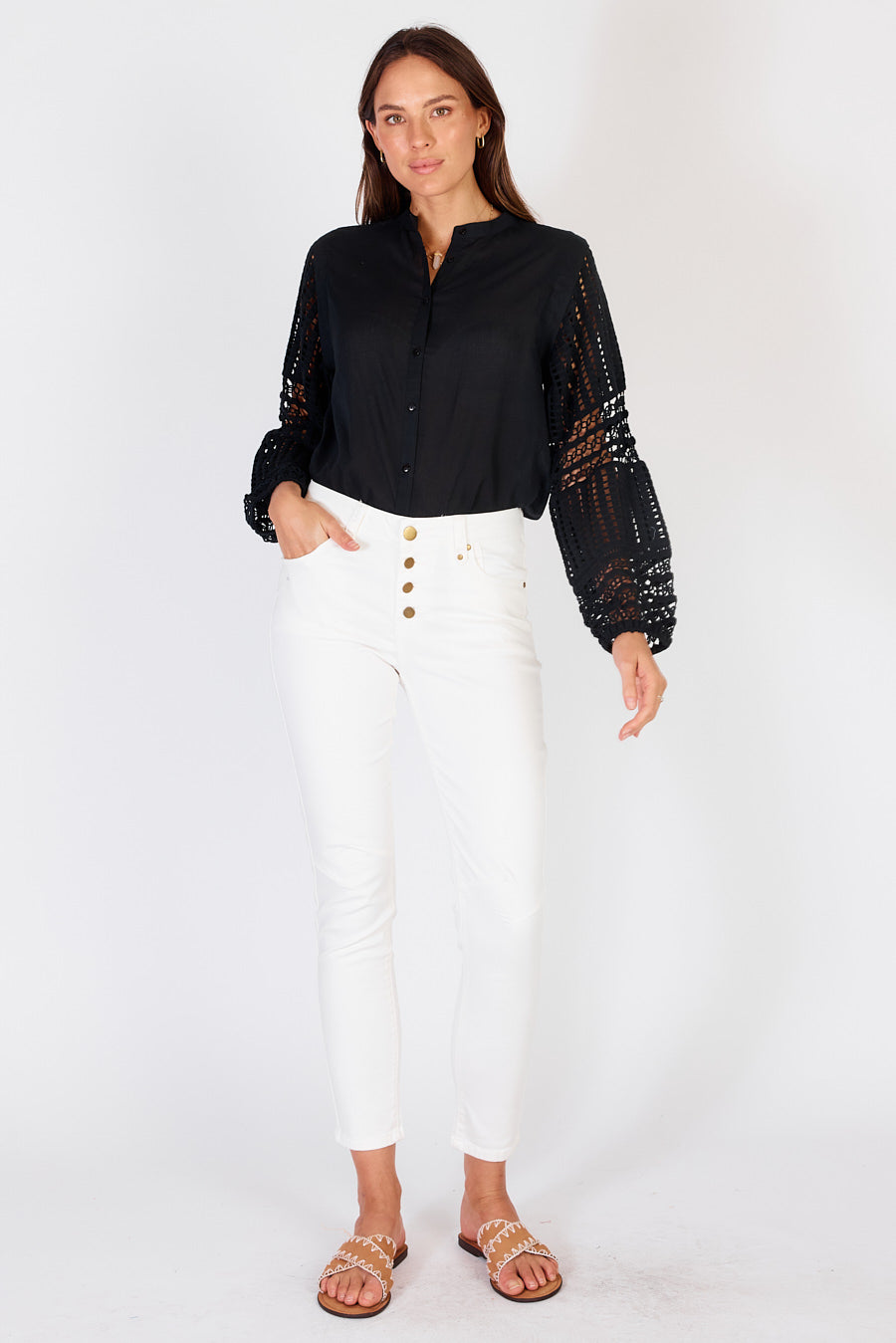 Norma Jeans White