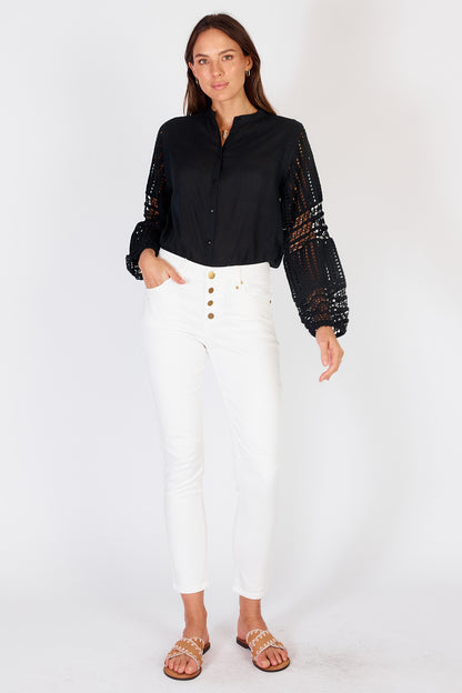 Norma Jeans White