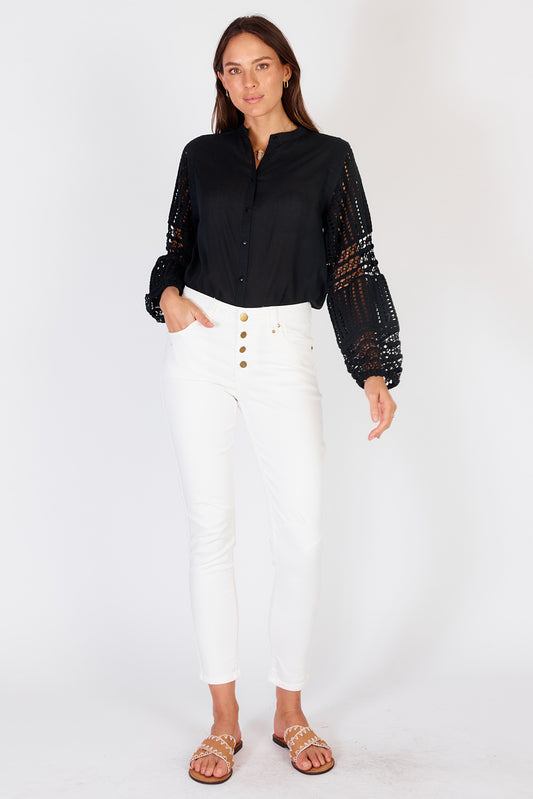 Norma Jeans White