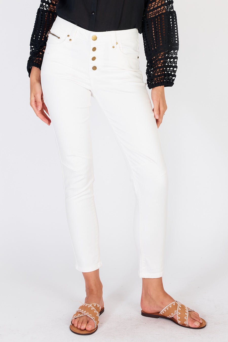 Norma Jeans White