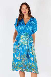 Palm Springs Dress Blue