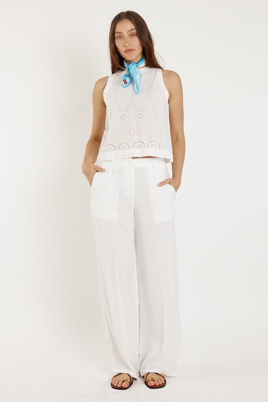 Agay Top White