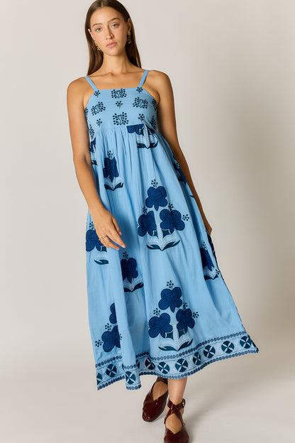 PRE-SALE | ALCARAZ SUNDRESS BLUE