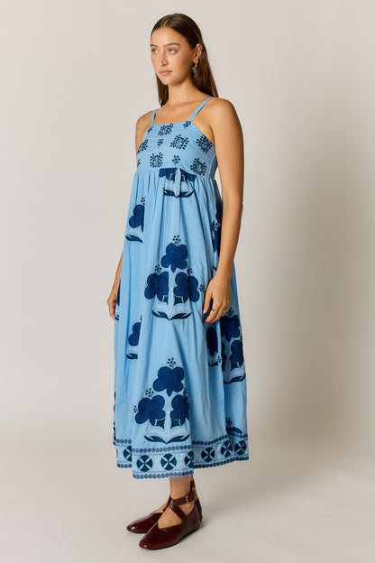 PRE-SALE | ALCARAZ SUNDRESS BLUE