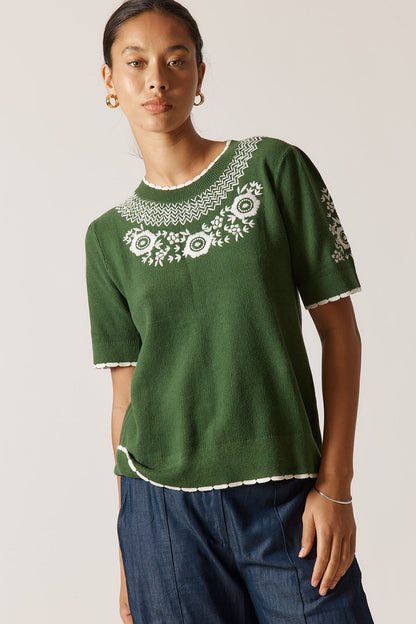 Ariel Sweater Green