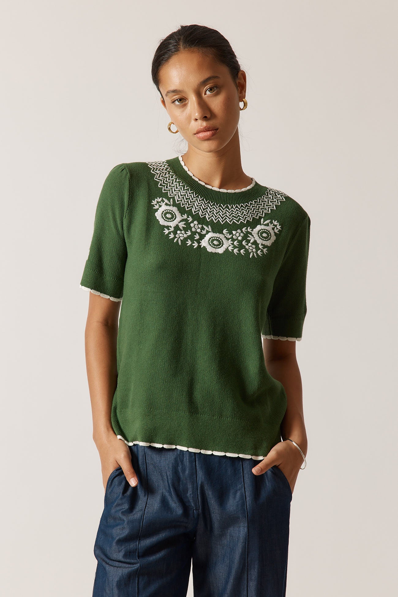 Ariel Sweater Green