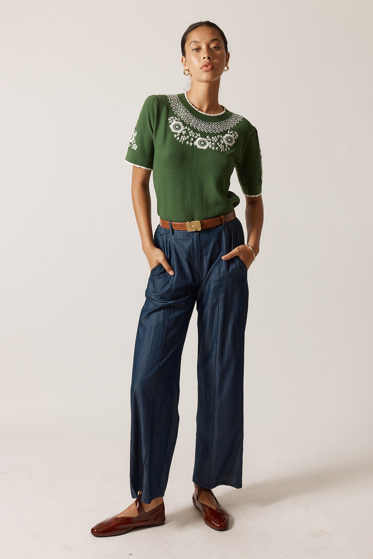 Ariel Sweater Green