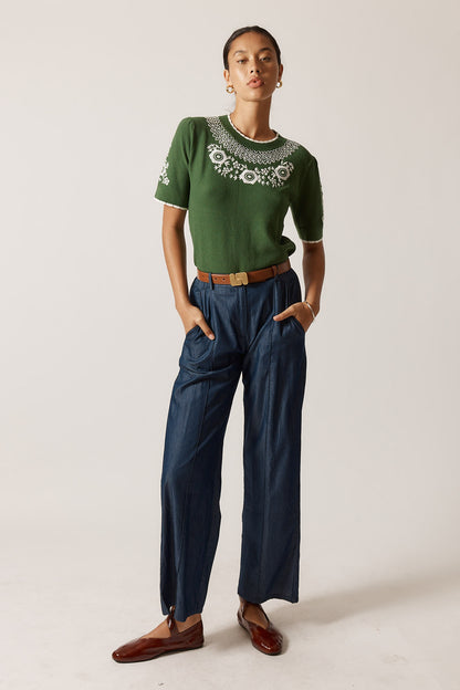 Ariel Sweater Green
