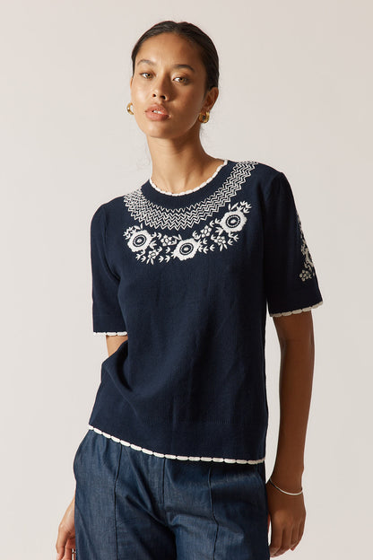 Ariel Sweater Navy