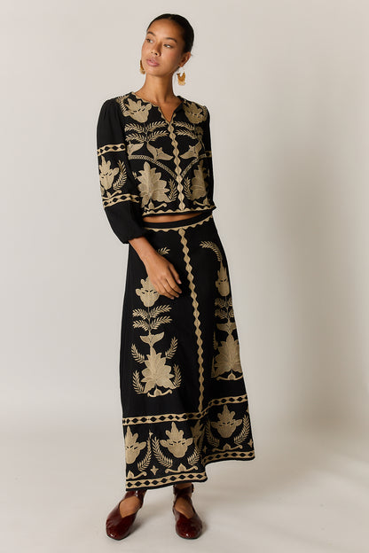 ARNUN TOP BLACK