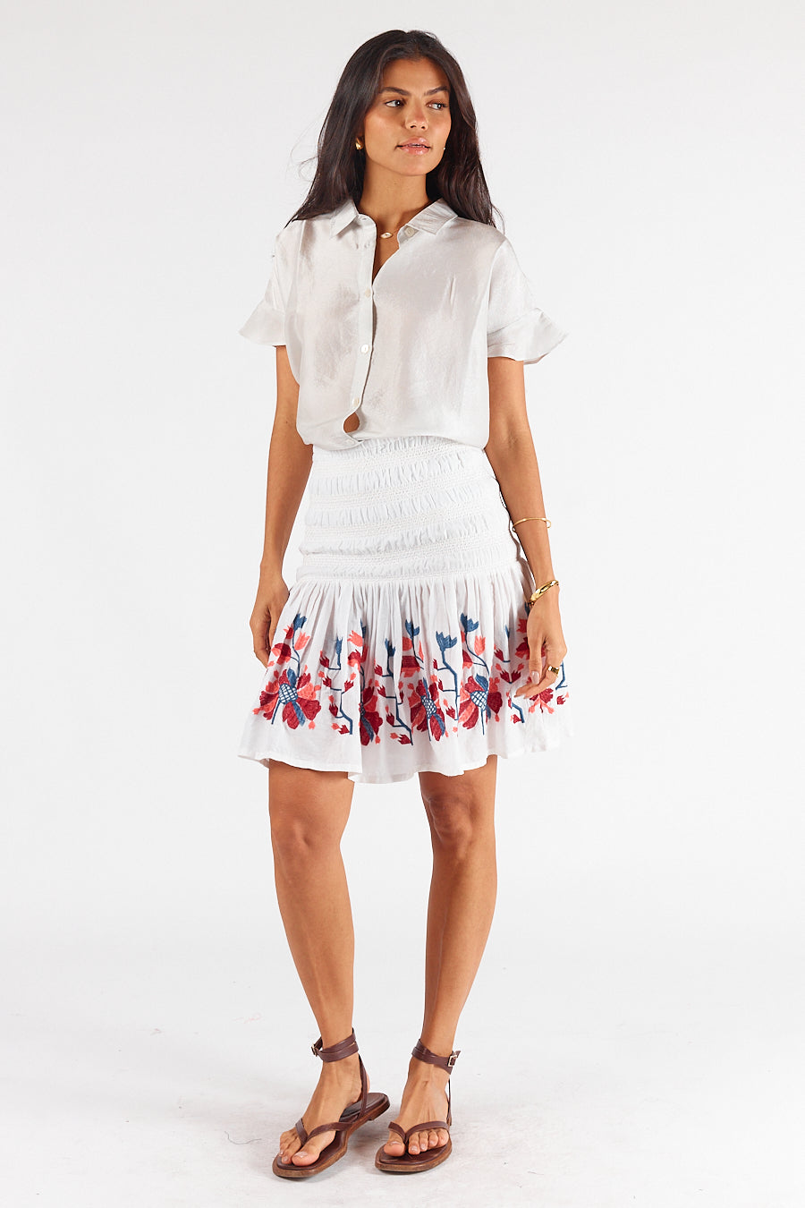 Cabarete Skirt White