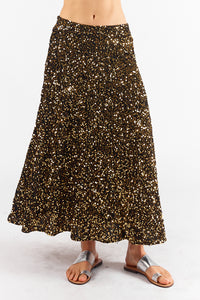 Chanson Skirt Gold