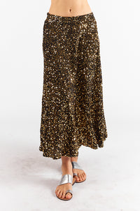 Chanson Skirt Gold