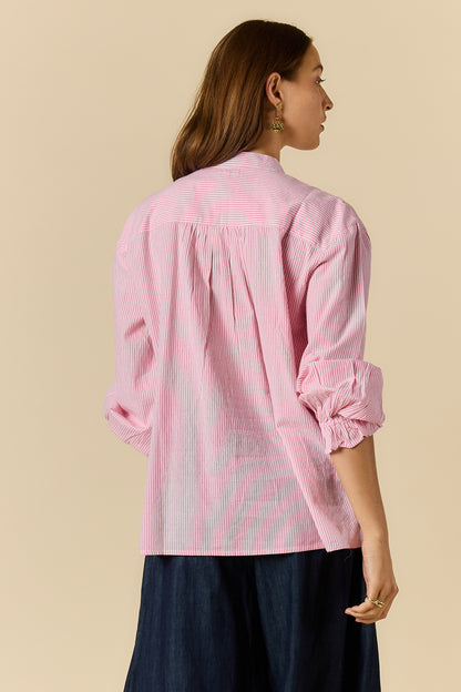CORNELLI SHIRT PINK STRIPE