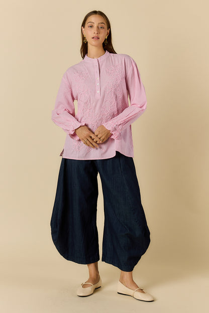 CORNELLI SHIRT PINK STRIPE