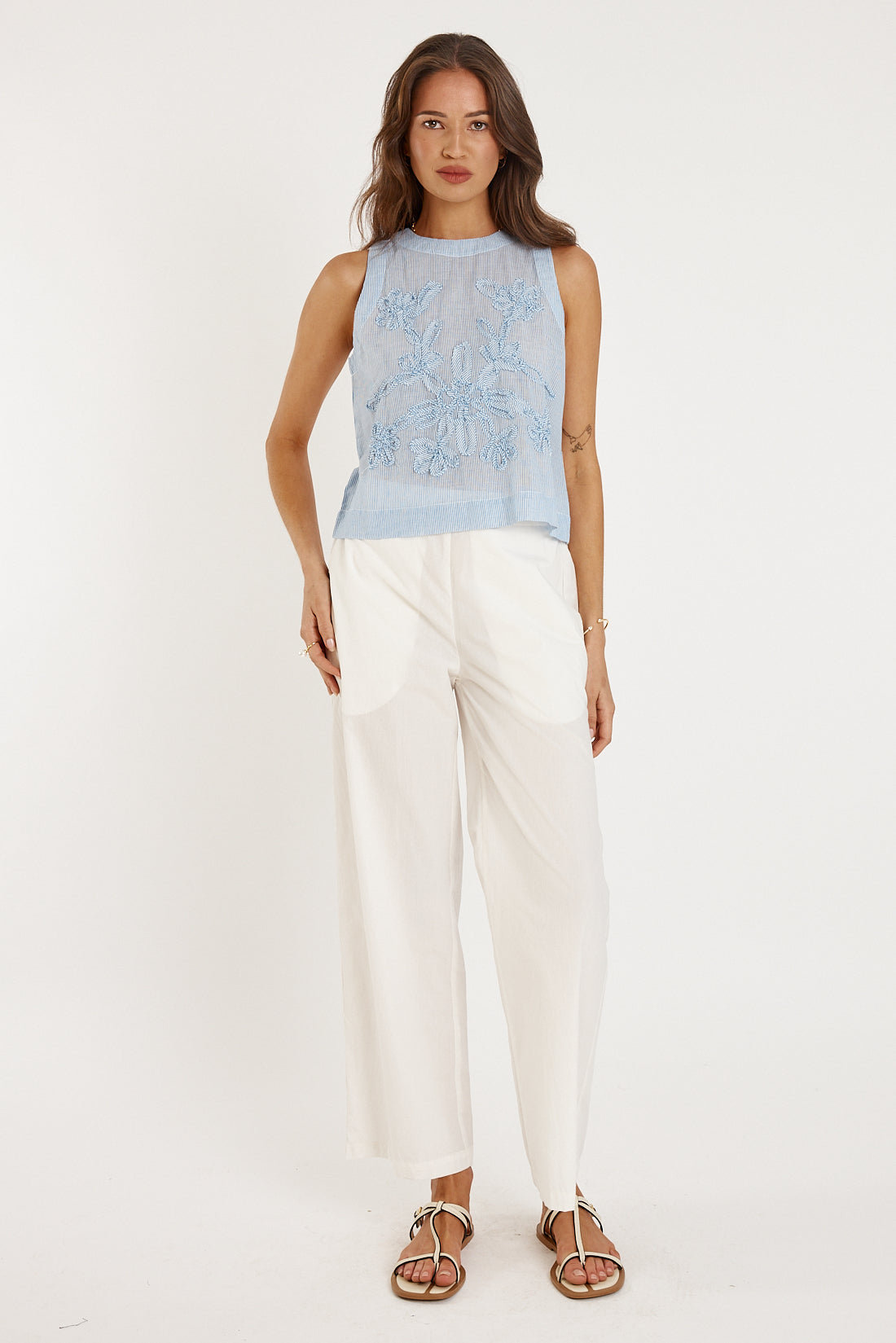Lucinda Pant White