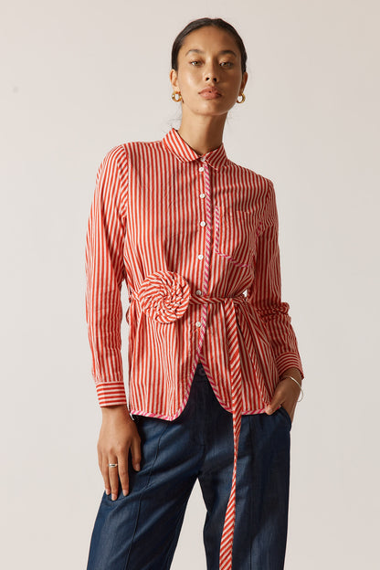 Countryside Rose Top Red