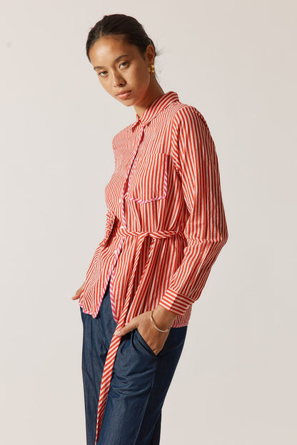 Countryside Rose Top Red