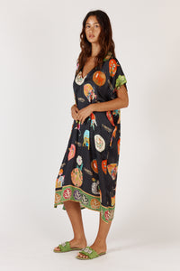Down Under Kaftan Black