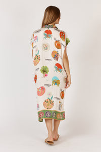 Down Under Kaftan White