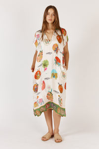 Down Under Kaftan White