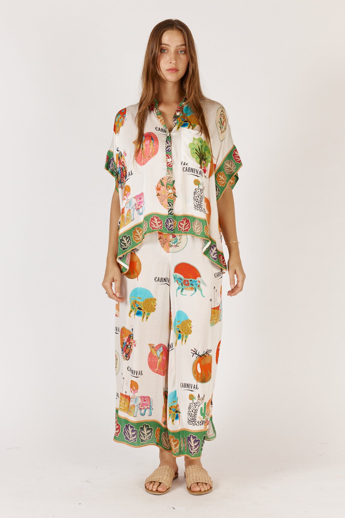 Down Under Pant White