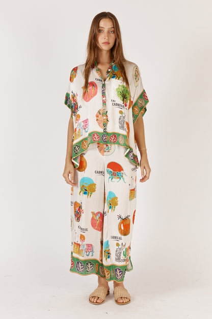 Down Under Pant White