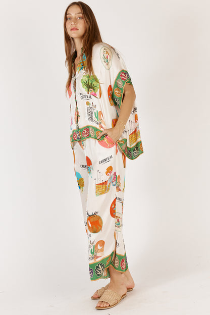 Down Under Pant White