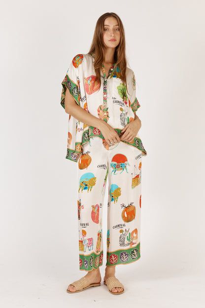 Down Under Pant White