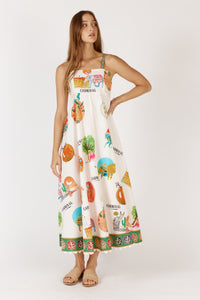 Down Under Sundress White