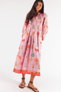 Iraj Kaftan Pink