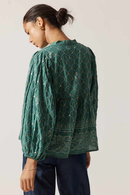 Locket of Love Top Sage