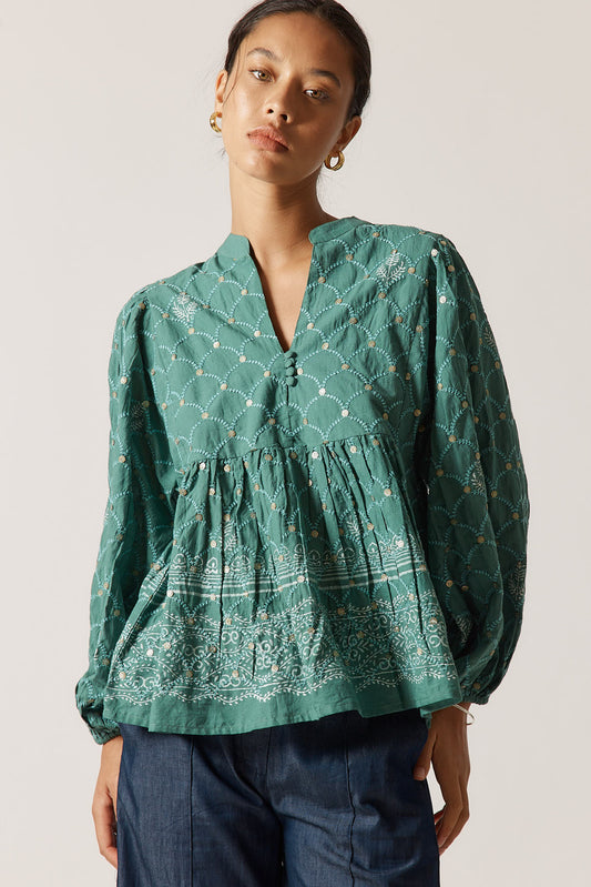 Locket of Love Top Sage