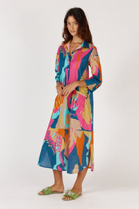 Lotus Bloom Midi Print