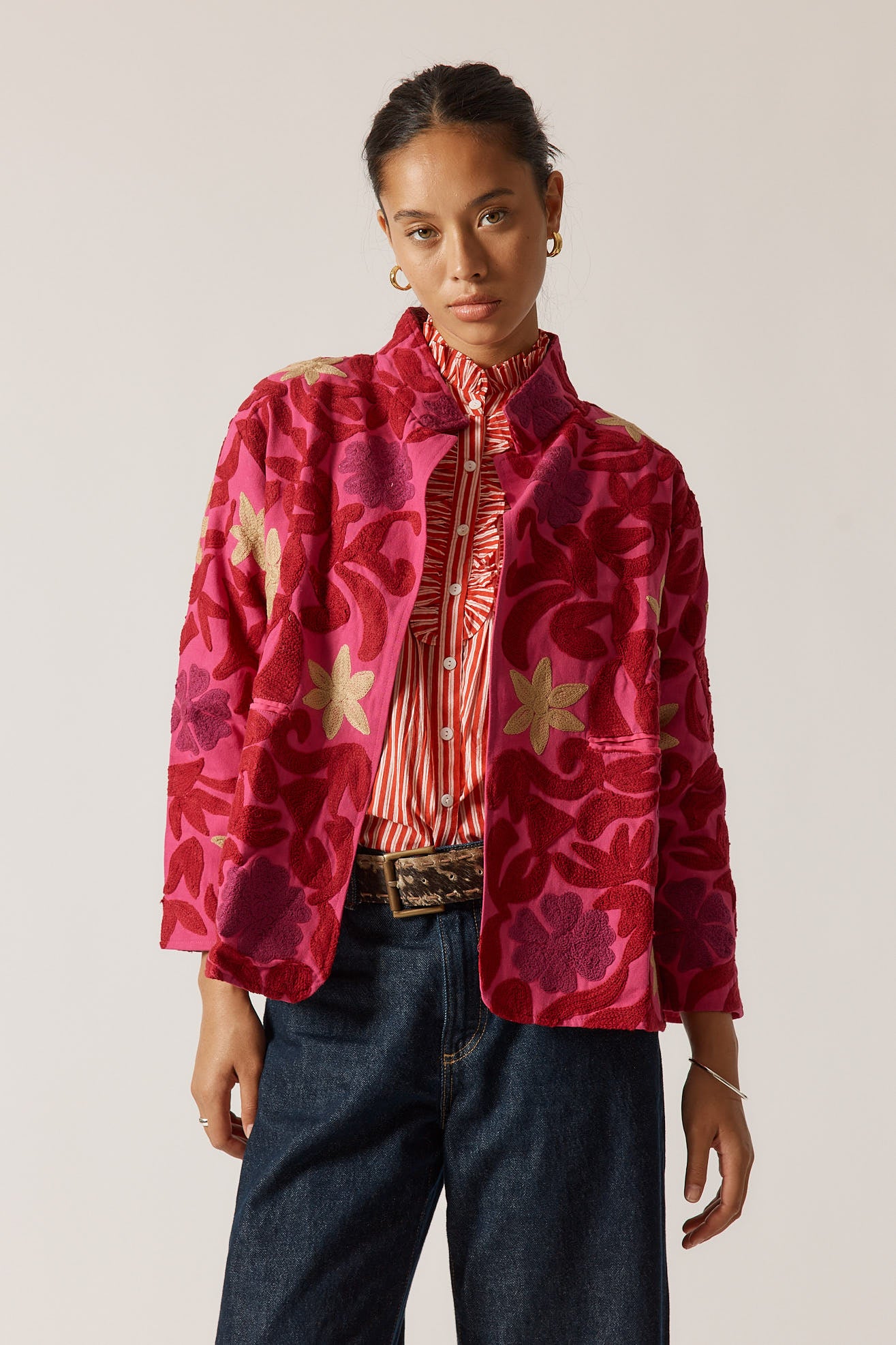 Meadow Field Jacket Pink