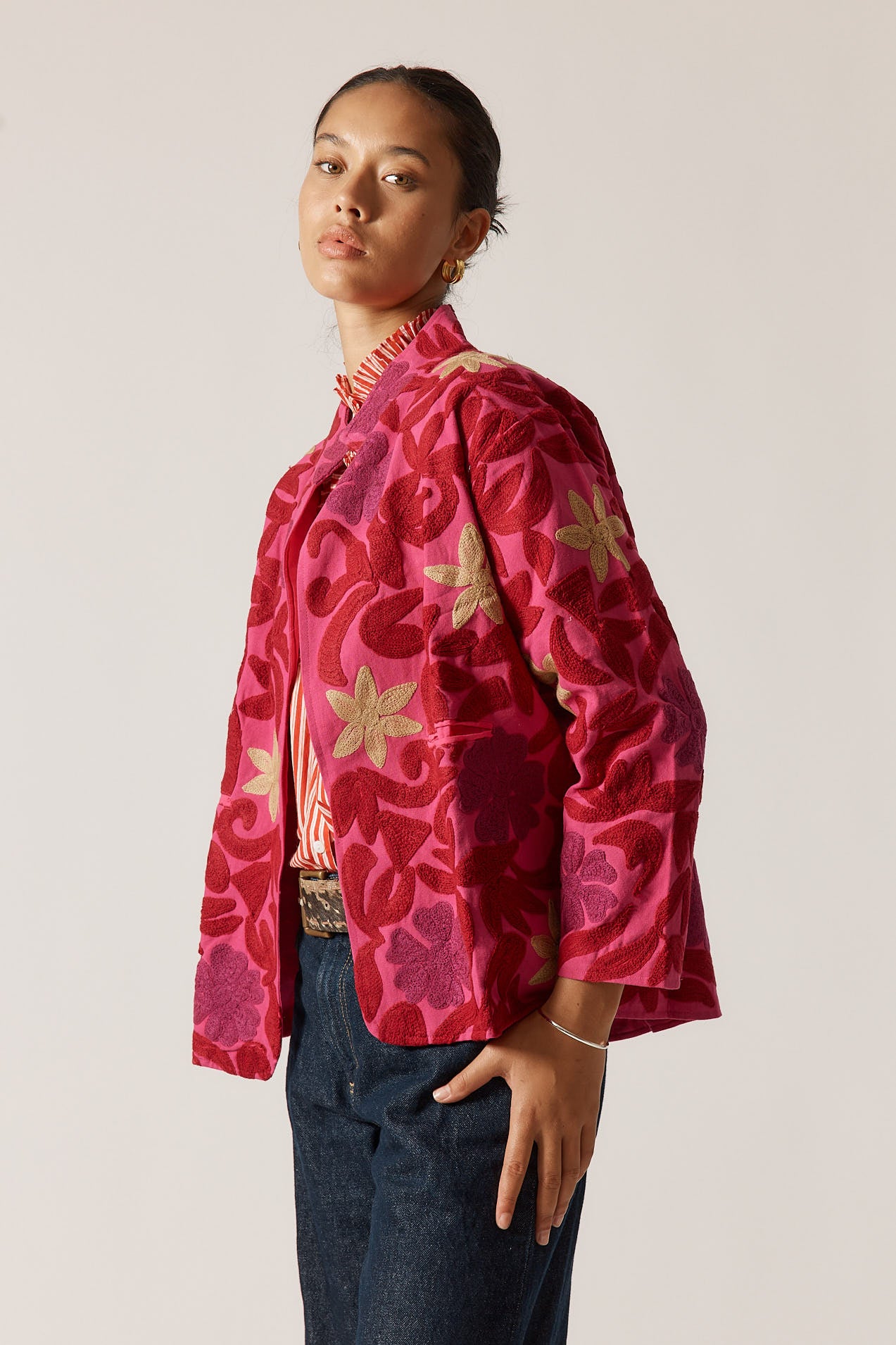 Meadow Field Jacket Pink