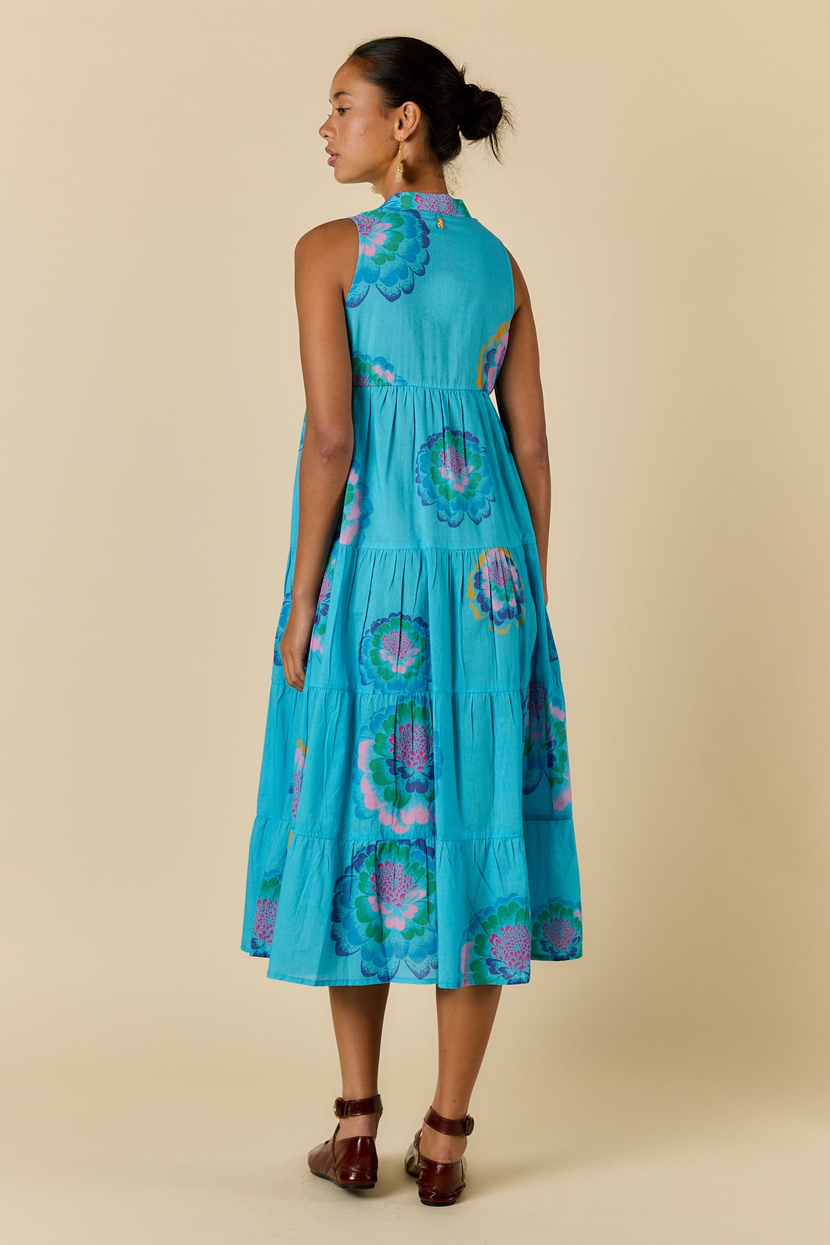 Neon Fleur Maxi Blue