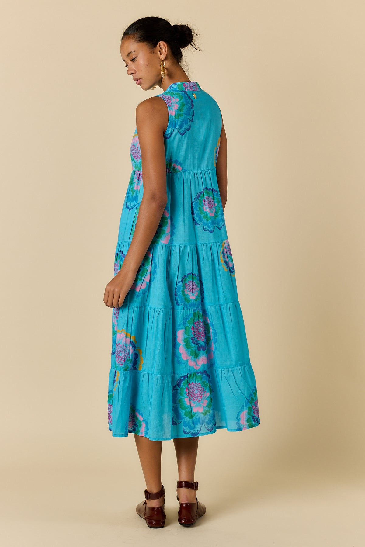 Neon Fleur Maxi Blue
